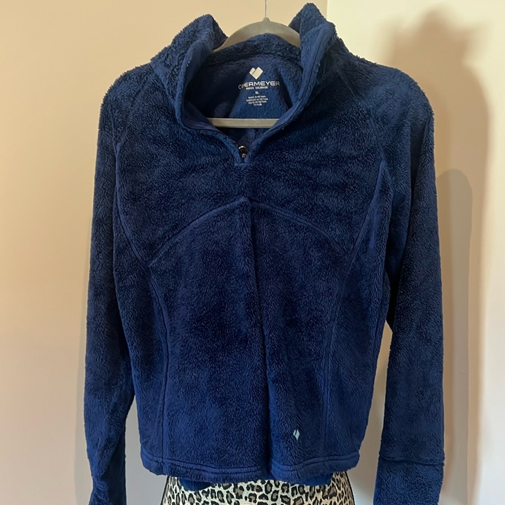 Girls Obermeyer navy Fleece- size XL